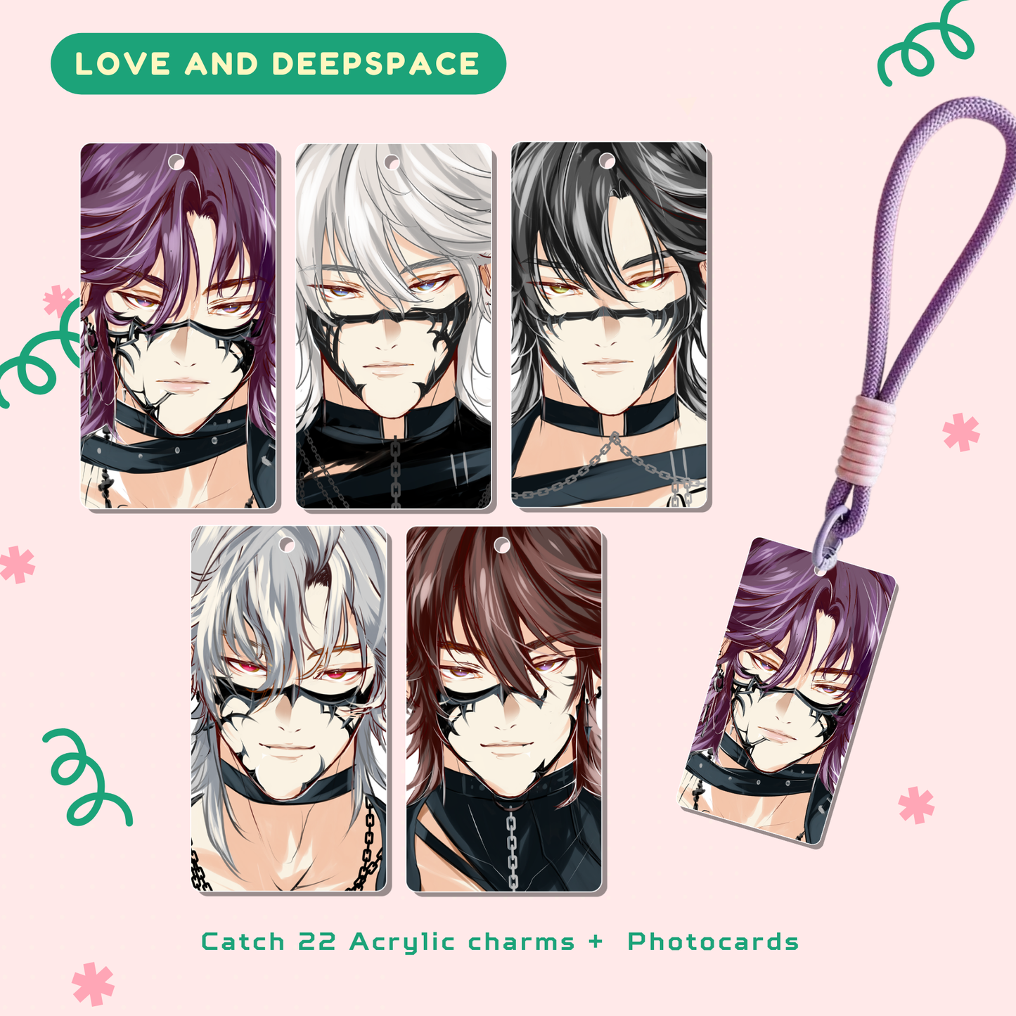 Catch 22 Acrylic Spring Charms/Photocard