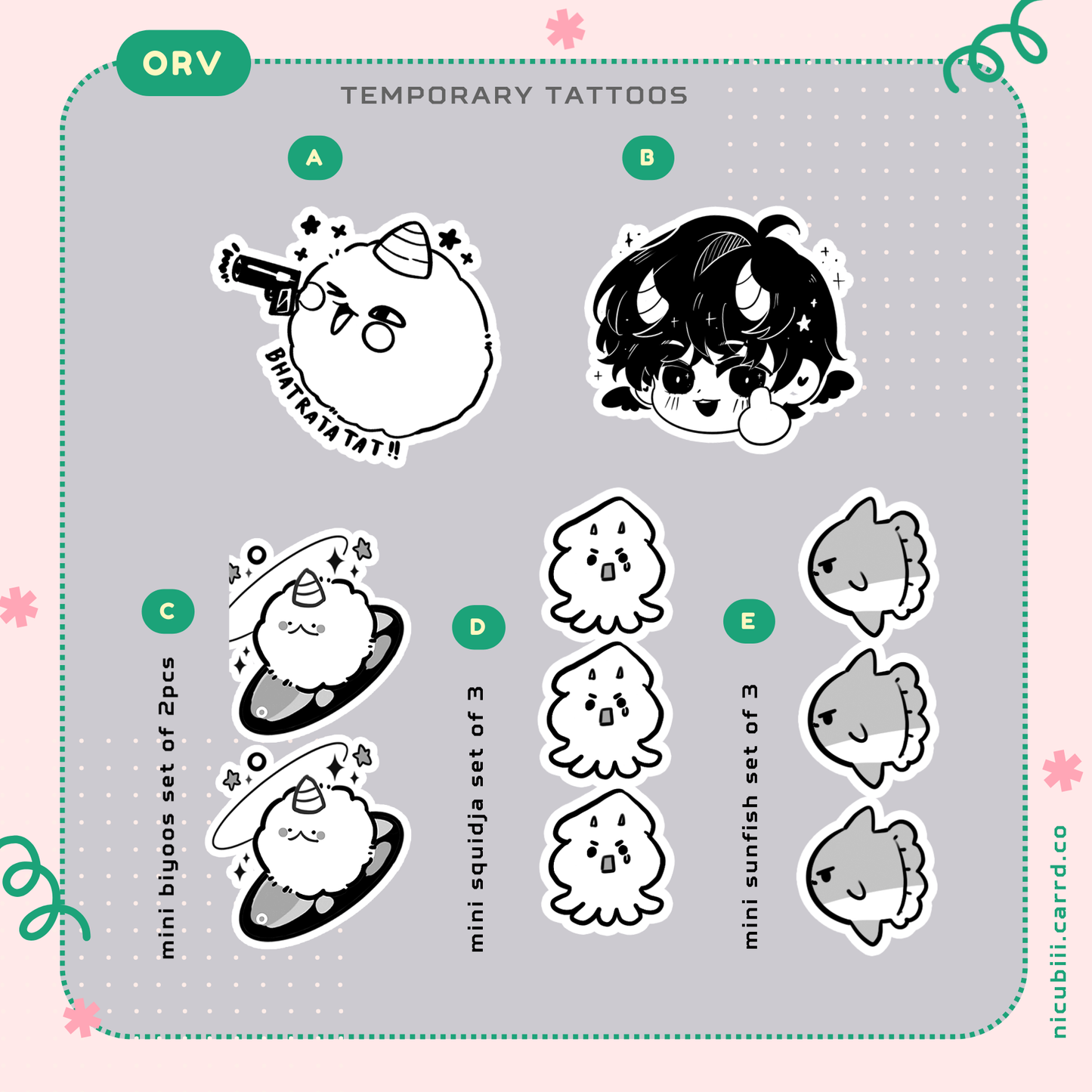 ORV Temporary Tattoo
