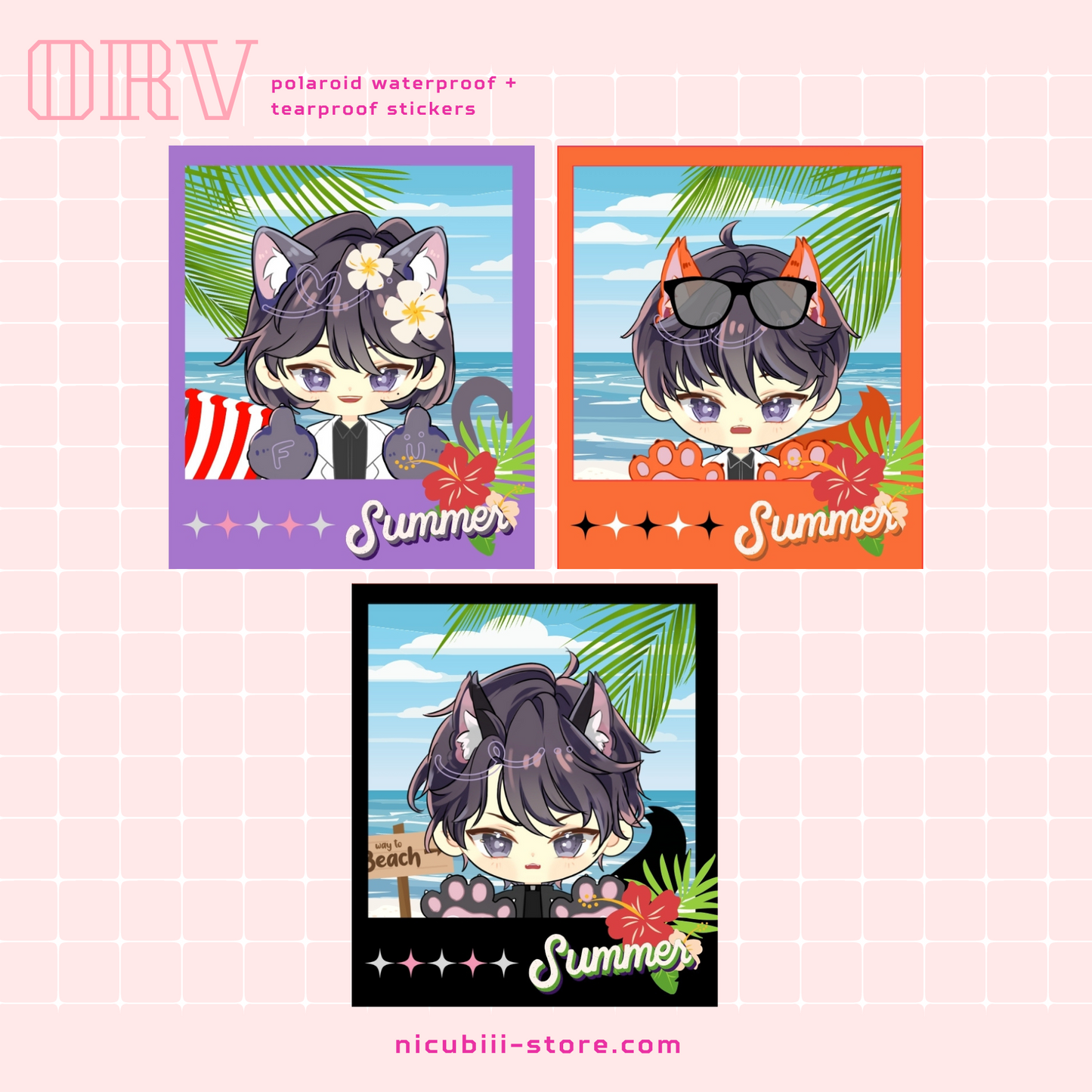 ORV Polaroid Acrylic Keychain
