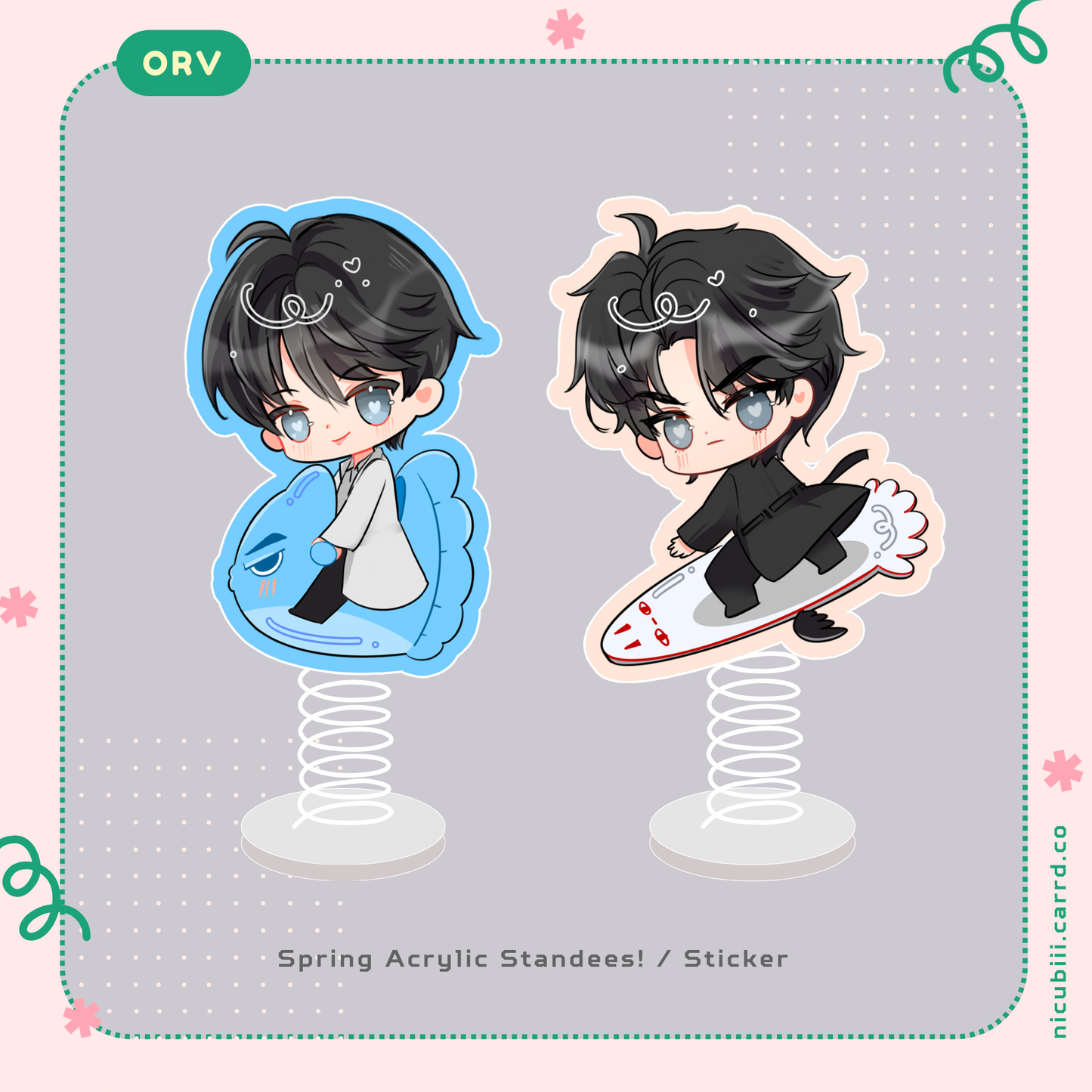 ORV Acrylic Spring Charms/Sticker