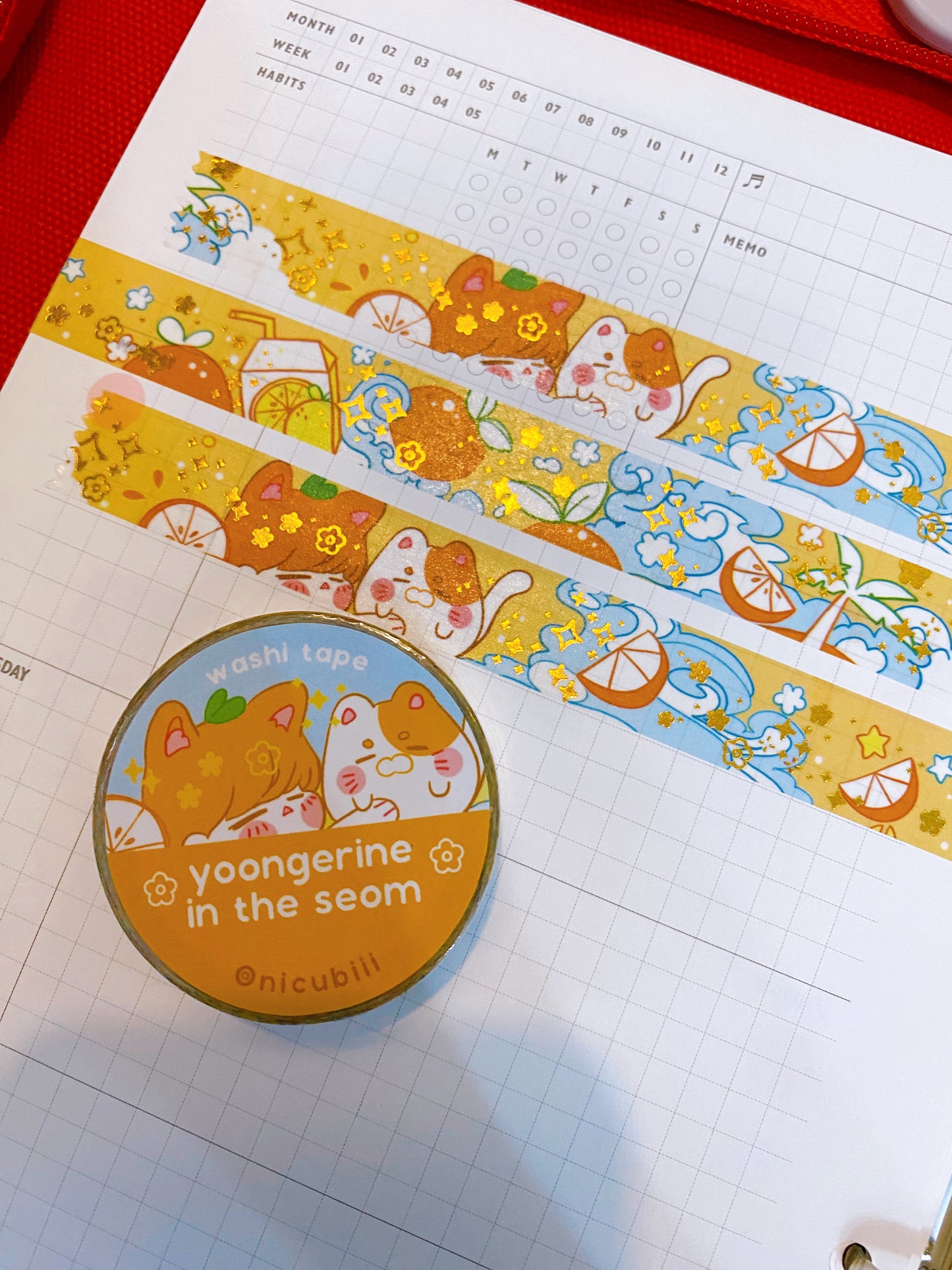 Yoongerine in the Seom Washi Tape