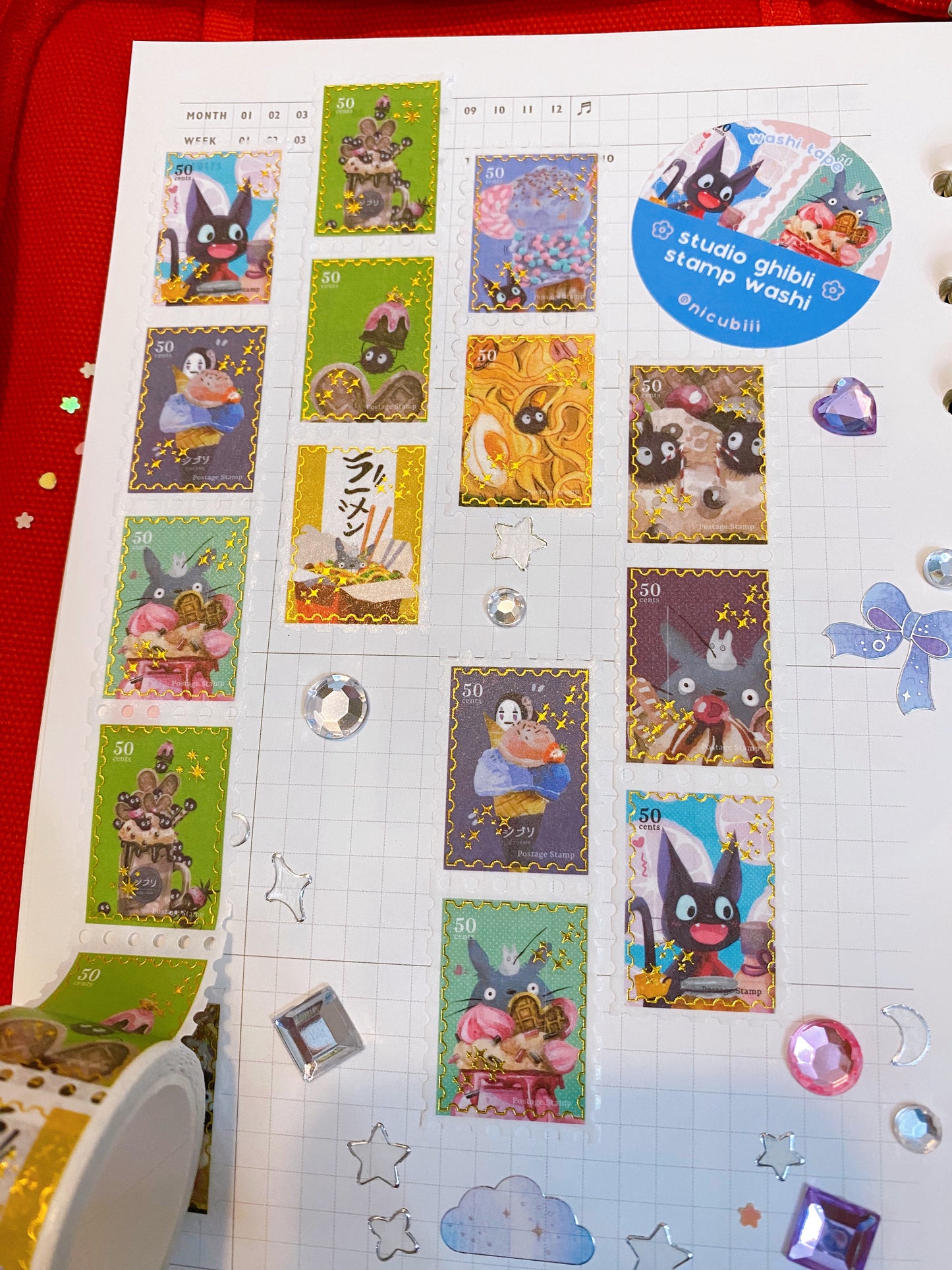 Studio Ghibli Stamp Washi Tape