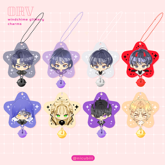 ORV Star Glitter Charms