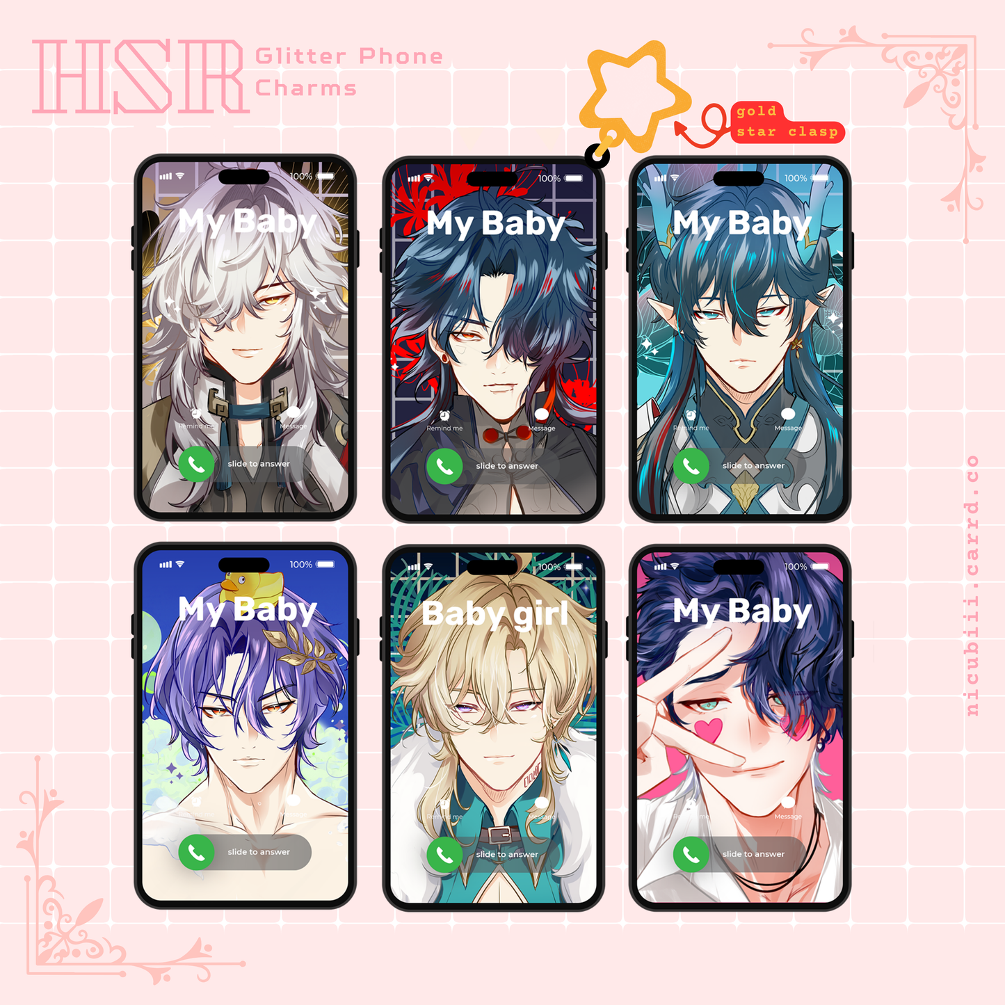 HSR Lockscreen Charms