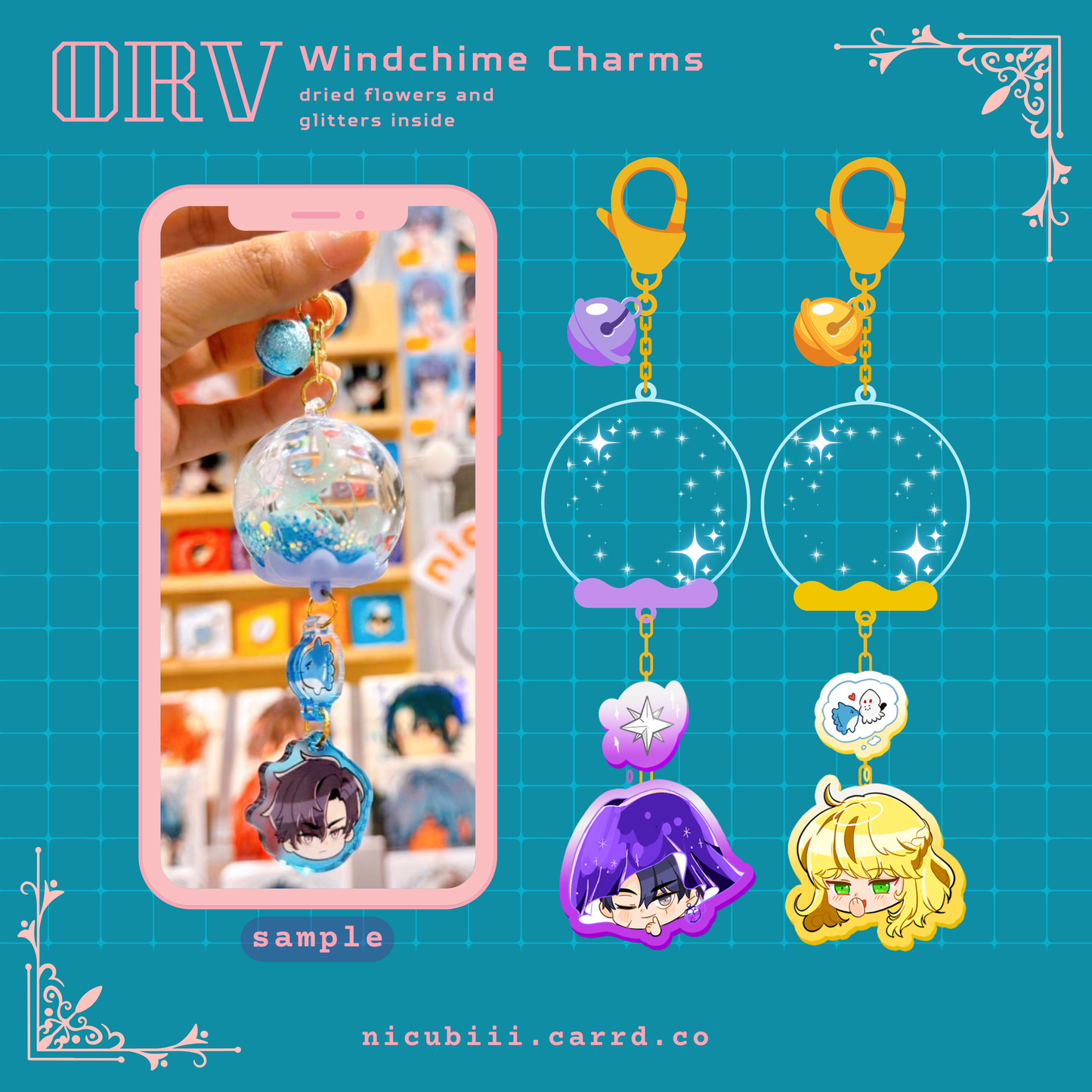 ORV Windchime Acrylic Charms