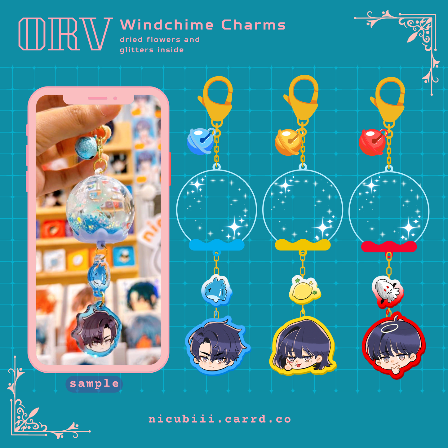 ORV Windchime Acrylic Charms