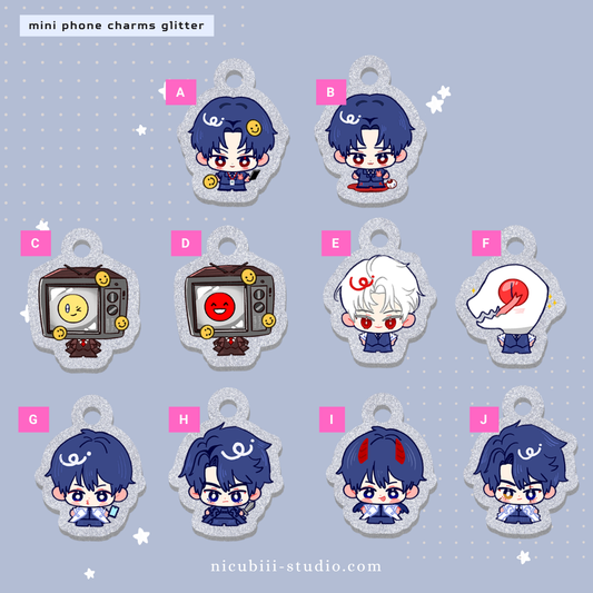 orv + ghost story mini phone charms