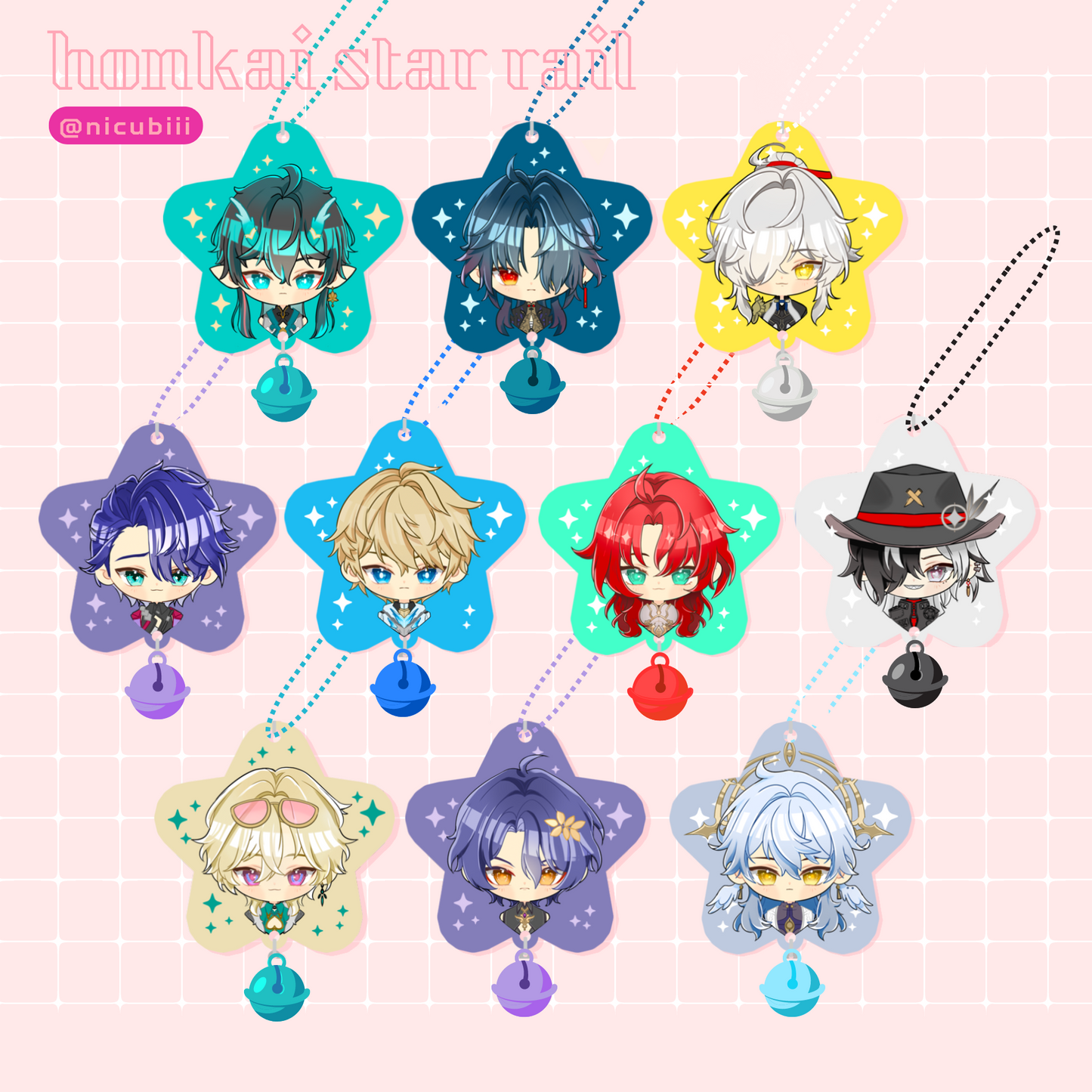 HSR Star Glitter Charms