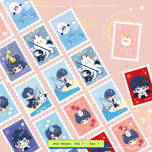 [Pre-order] ORV Foiled Stamp Washi Tape YooHanKim