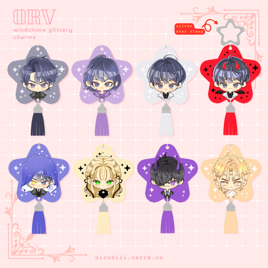 ORV Star Glitter Charms