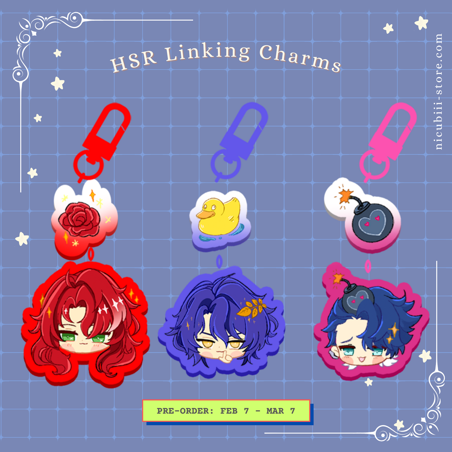 [Pre-order] HSR Acrylic Charms