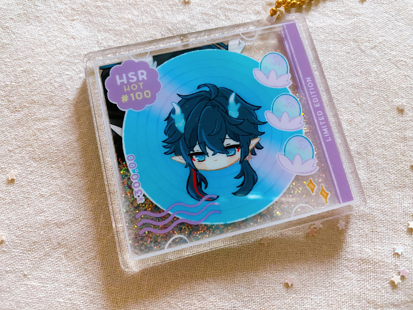 Honkai Star Rail Glitter Quicksand CD Charms