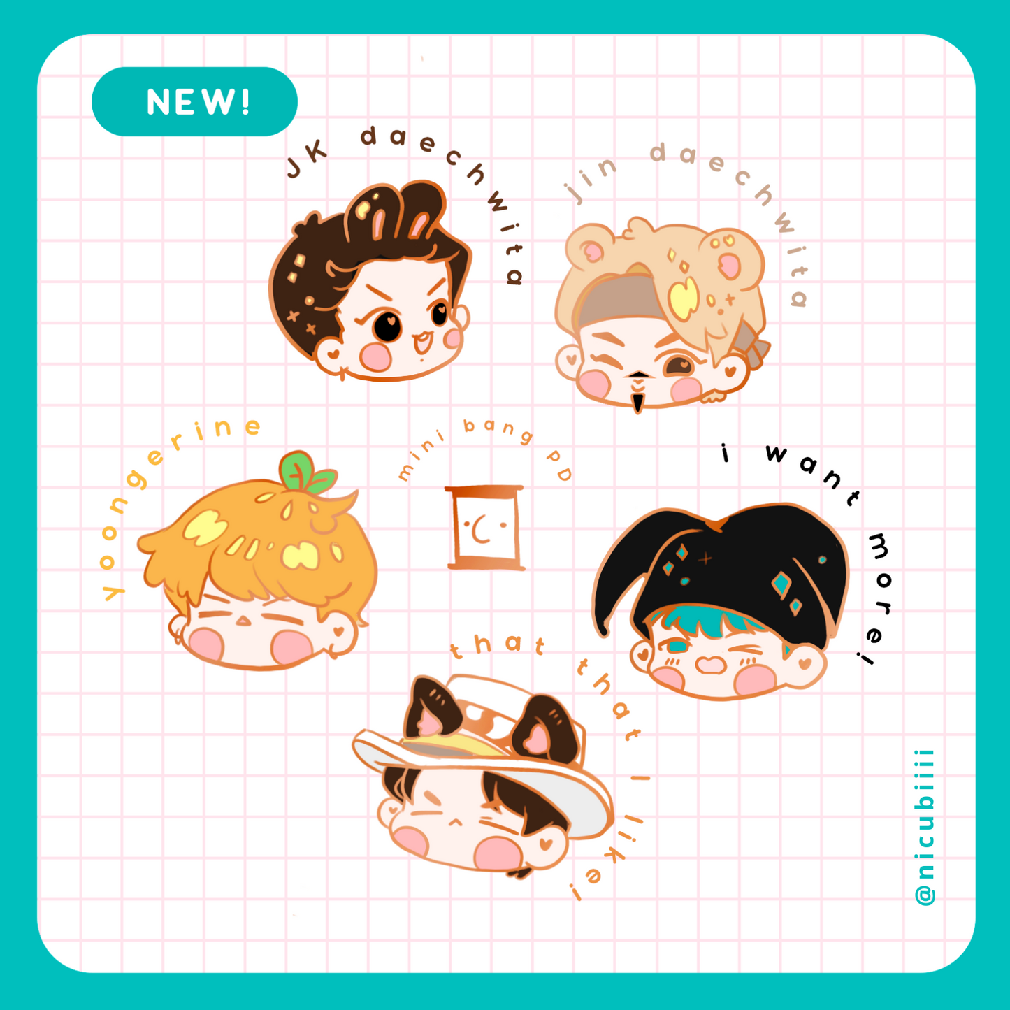 Chibi Pins SET C