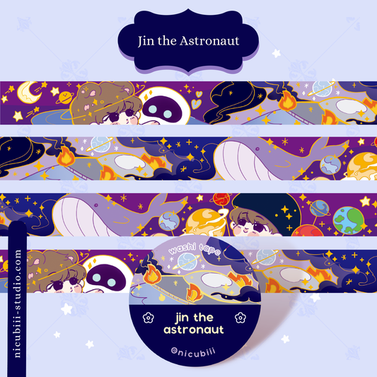 Jin Astronaut Washi Tape