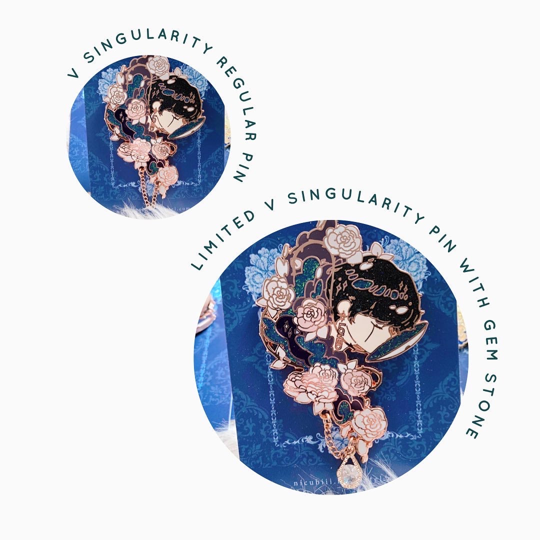 3" Singularity & Serendipity Pin | Jimin & V