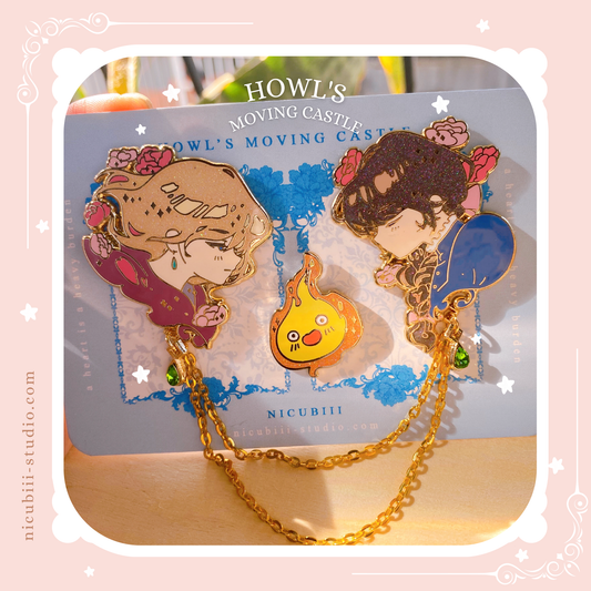 Howl & Sophie Linking Pins