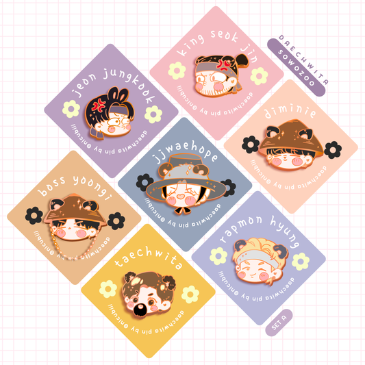 Daechwita Chibi Pin SET A