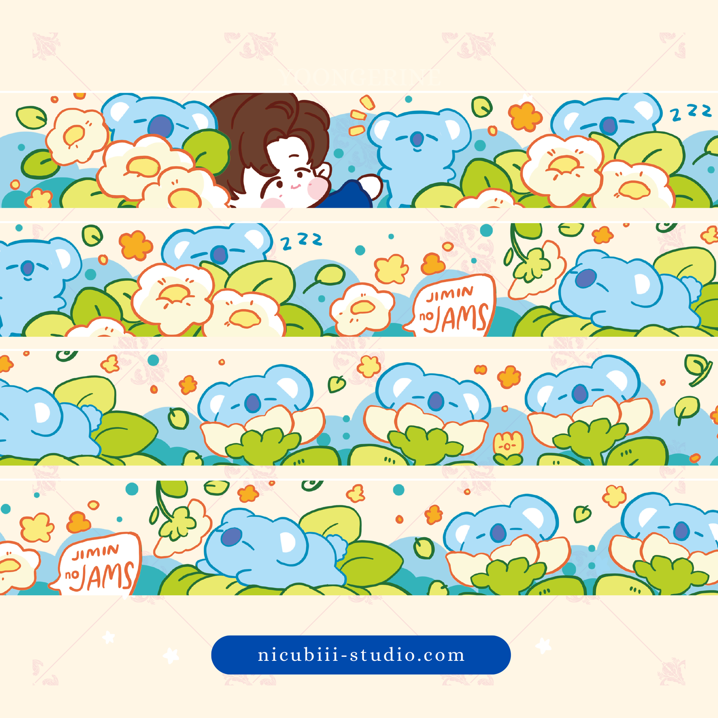 Joon's Flower Garden PET Tape