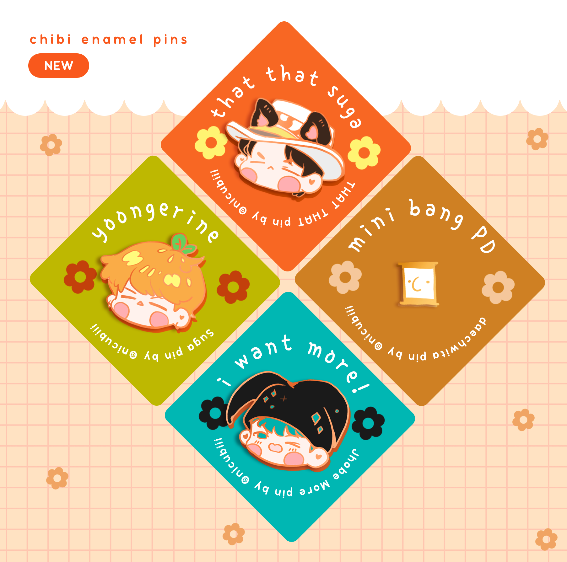 Repo Chibi Pin Chibi Pins SET C – nicubiii-studio