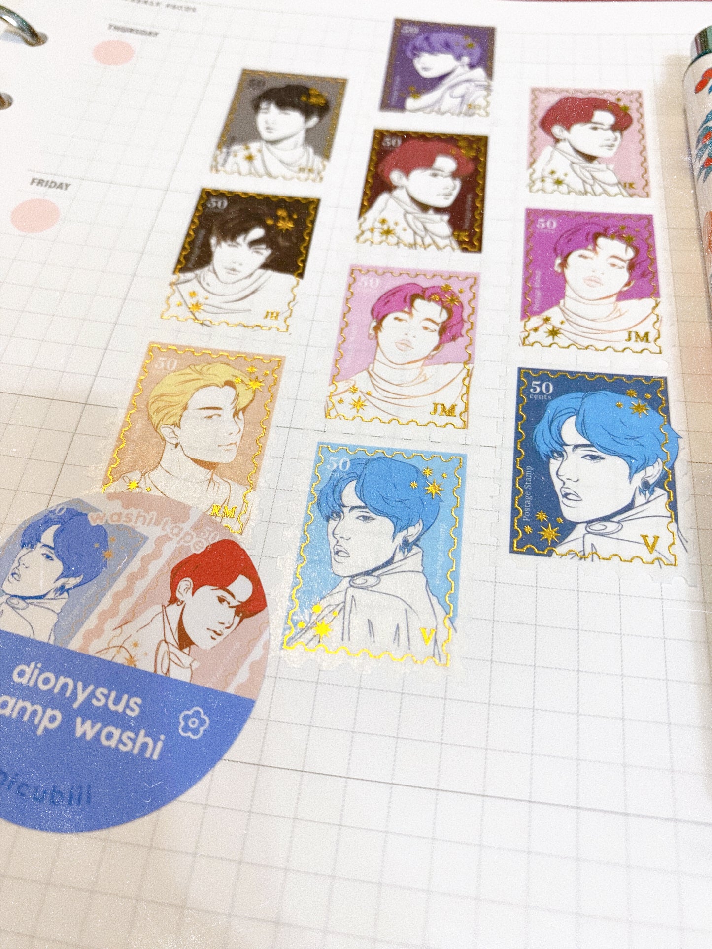 Dionysus Stamp Washi Tape