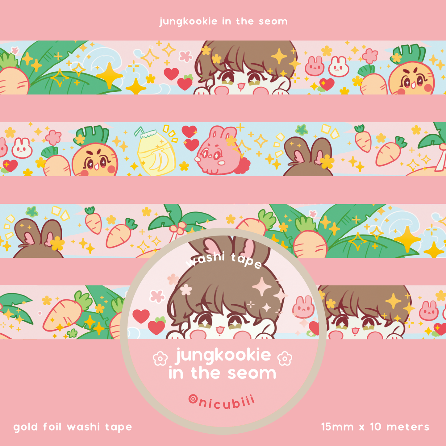 Jungkookie in the Seom Washi Tape