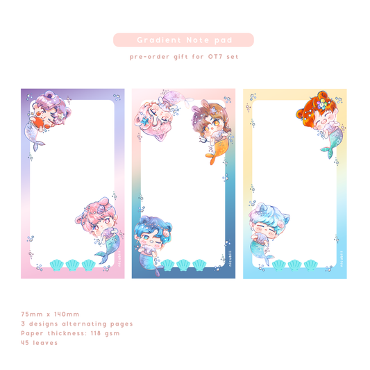 BTS Mertan Gradient Notepad